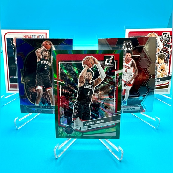 Panini Other - 🔥Jalen Green🔥5 Card Lot! 🤯 GREEN LASER PRIZM!🔥